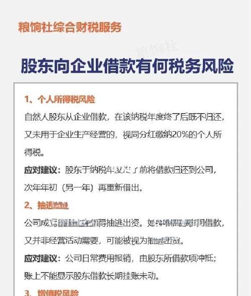 企业贷款给股东的风险剖析