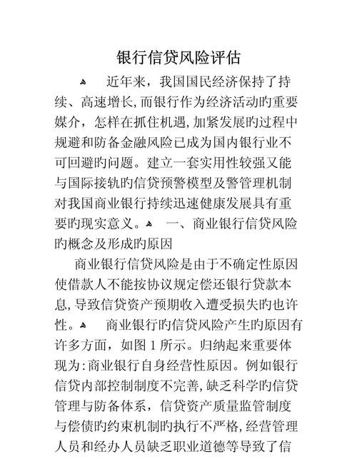 银行贷款考察企业，全面评估风险与潜力
