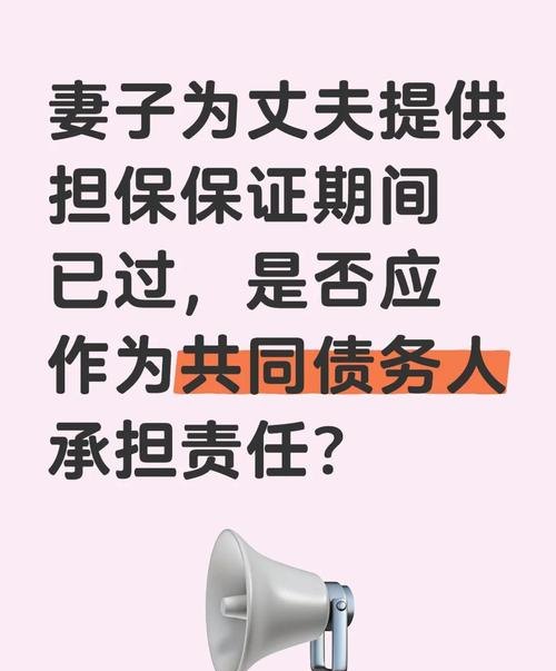 丈夫企业贷款妻子是担保人，责任与风险的交织