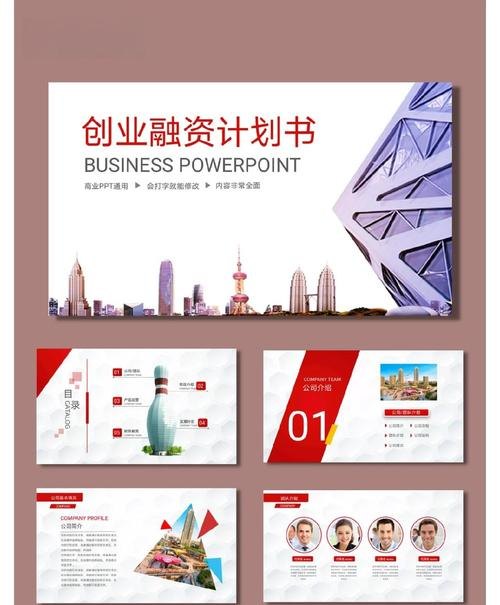 企业贷款与融资计划PPT模板的重要性及应用