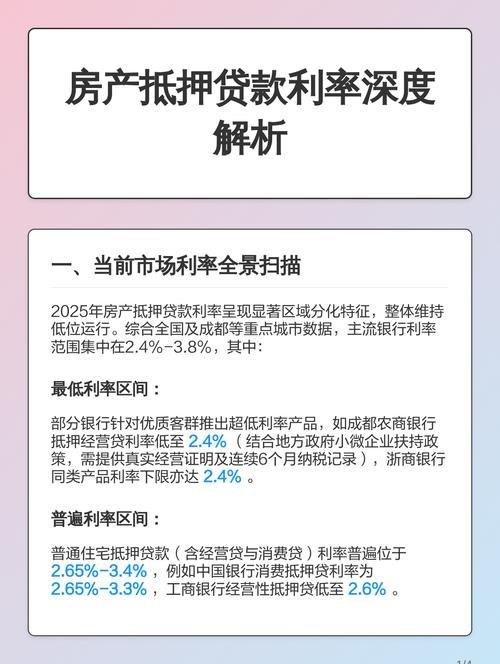 宁波小微企业房产抵押贷款利率，影响因素与合理选择