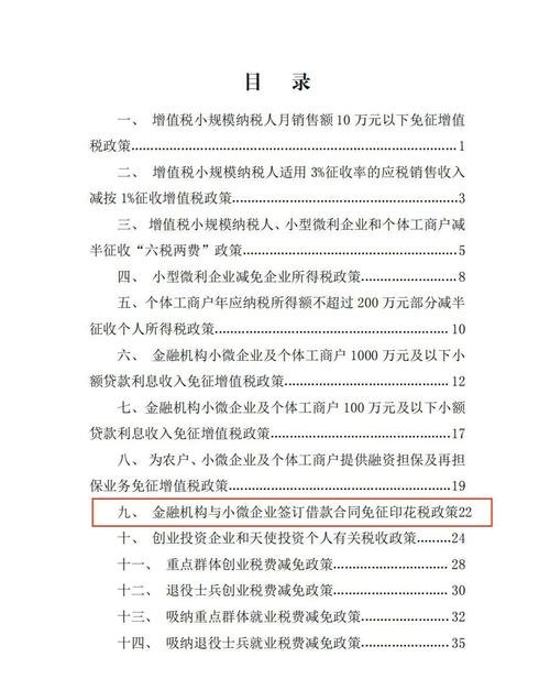 小微企业银行贷款免印花税，政策红利与发展机遇