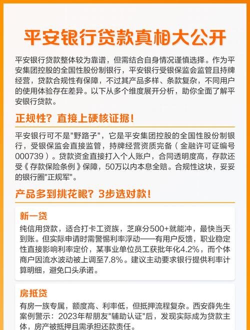 平安银行企业无抵押贷款全攻略