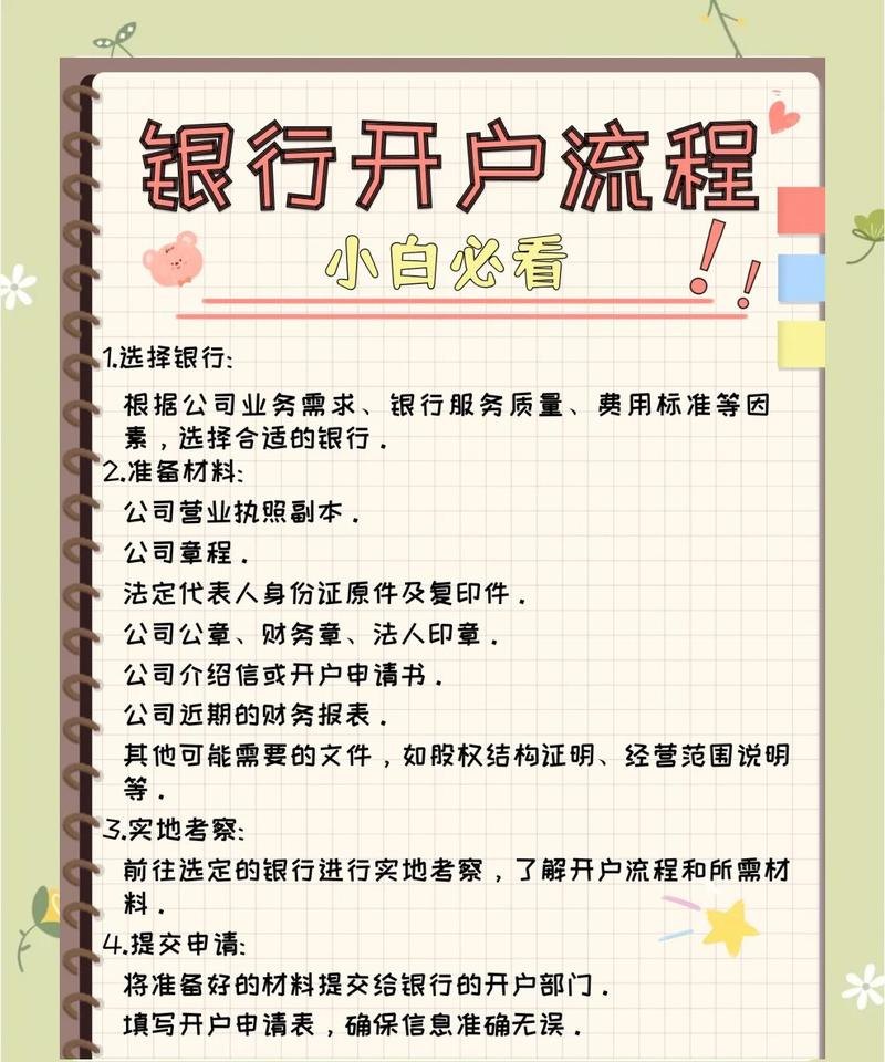 企业银行贷款开户流程全解析