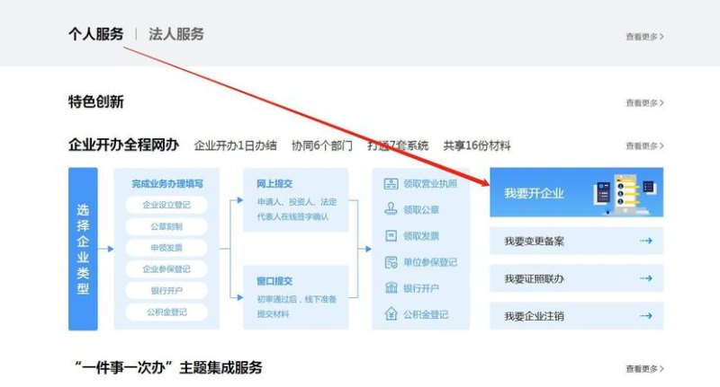 个人网上注册企业流程及网上怎么注册个人企业