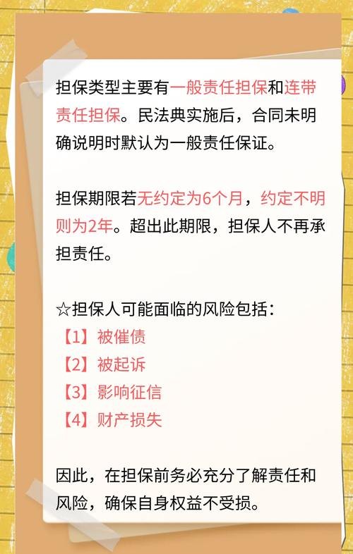 替他人企业银行贷款做担保，责任与风险并存