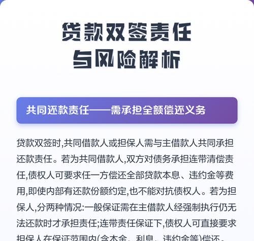 企业大股东为银行贷款做担保人，风险与责任